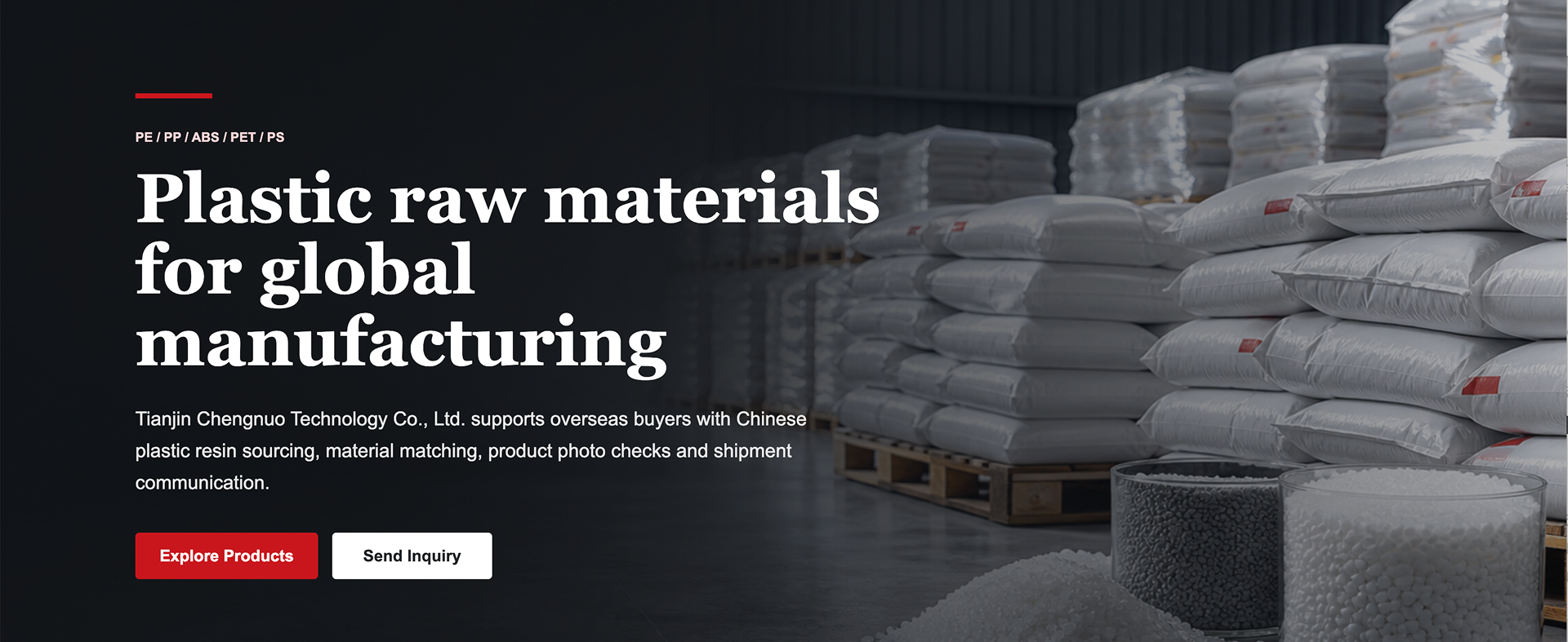 Tianjin Chengnuo Technology Co., Ltd. xorijiy xaridorlarga Xitoy plastik smolalarini sotib olish, materiallarni moslashtirish, mahsulot suratlarini tekshirish va yukni yetkazib berish bo'yicha aloqalarda yordam beradi.